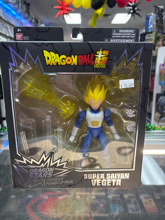 DRAGON BALL Z DRAGON STARS SERIES POWER UP PACK SUPER SAIYAN VEGETA ACTION FIGURE