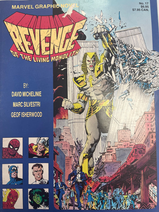 REVENGE OF THE LIVING MONOLITH MARVEL GRAPHIC NOVEL #17