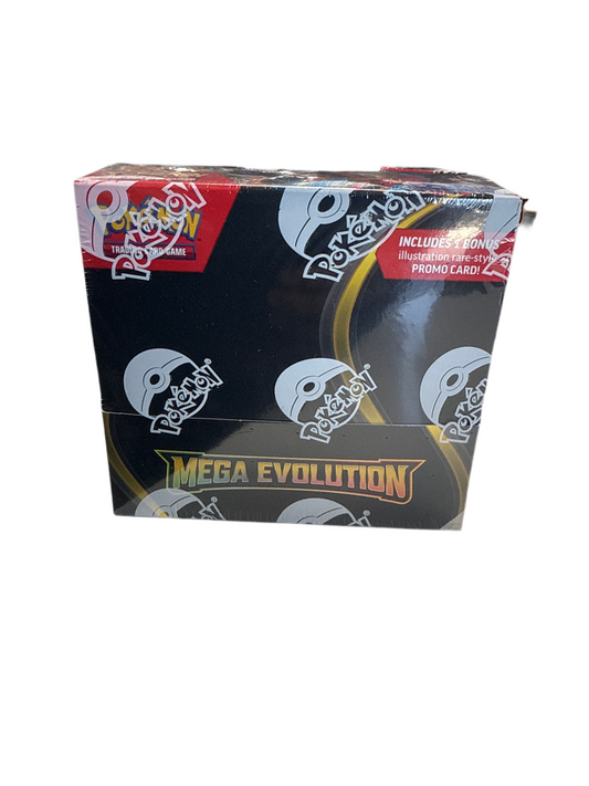 POKEMON TCG MEGA EVOLUTIONS  BOOSTER BOX ENHANCED WITH BULBASAUR PROMO