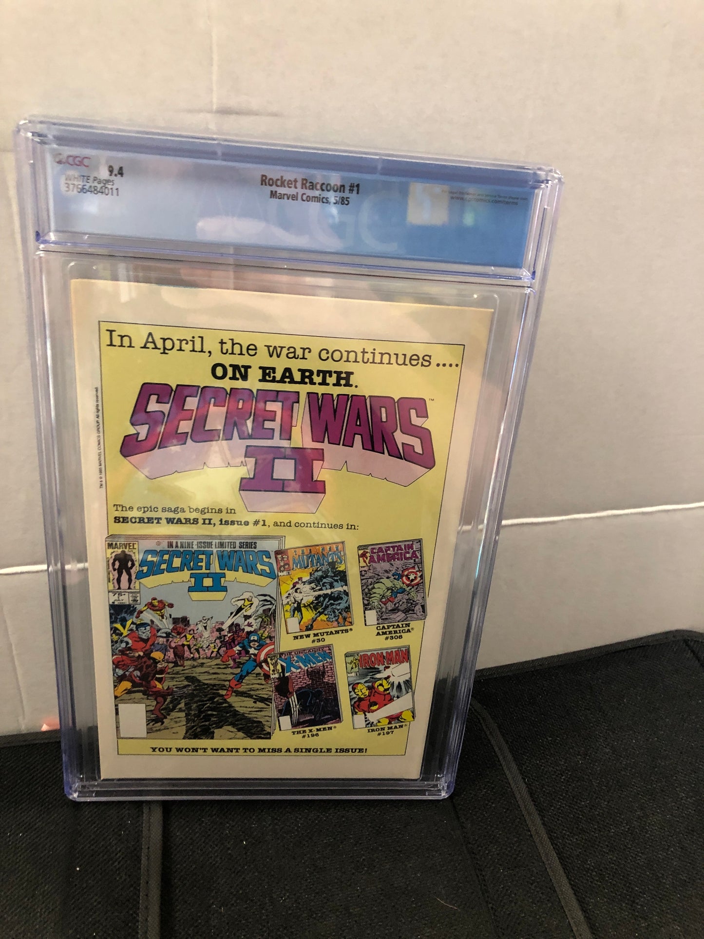 MARVEL COMICS ROCKET RACCOON #1 (1985) CGC 9.4 WP