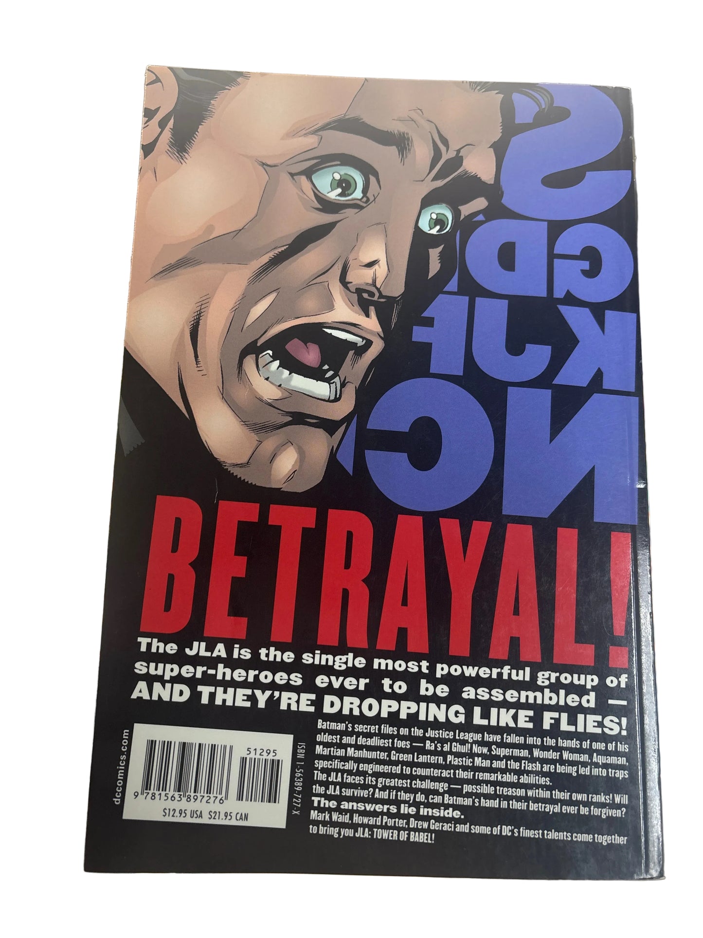 DC JLA TOWER OF BABEL SOFTCOVER