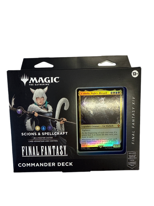 MAGIC THE GATHERING FINAL FANTASY SCIONS & SPELLCRAFT COMMANDER DECK SEALED