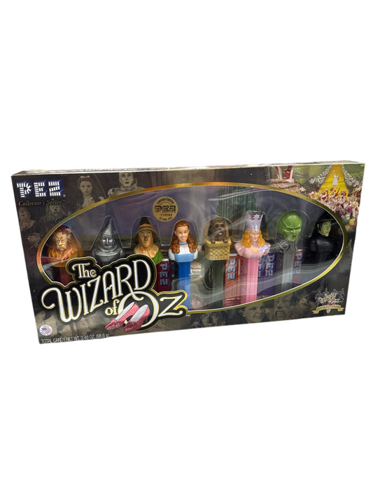 PEZ COLLECTORS SERIES THE WIZARD OF OZ 70th ANNIVERSARY SET OF 8 DISPENSERS