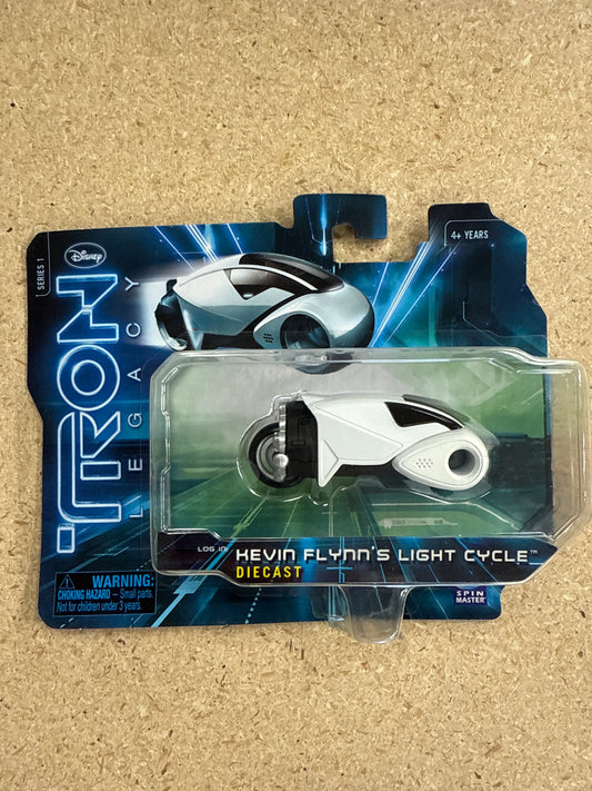 DISNEY TRON LEGACY KEVIN FLYNN’s LIGHT CYCLE DIECAST
