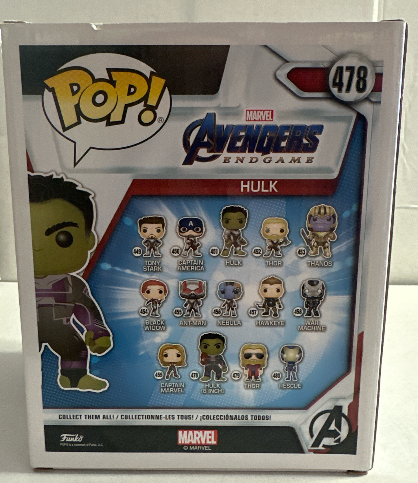 MARVEL AVENGERS ENDGAME HULK #478 (2019)