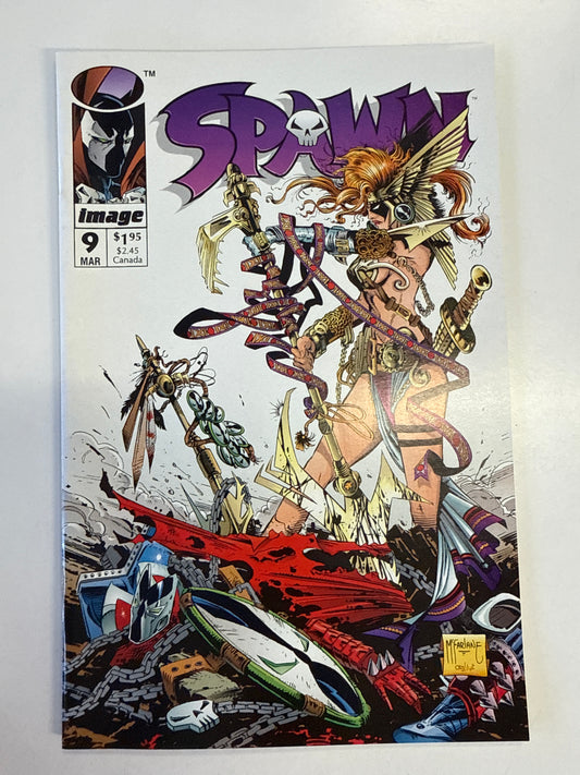 IMAGE COMICS SPAWN #9 KEY FIRST ANGELA 1st MID EVIL SPAWN