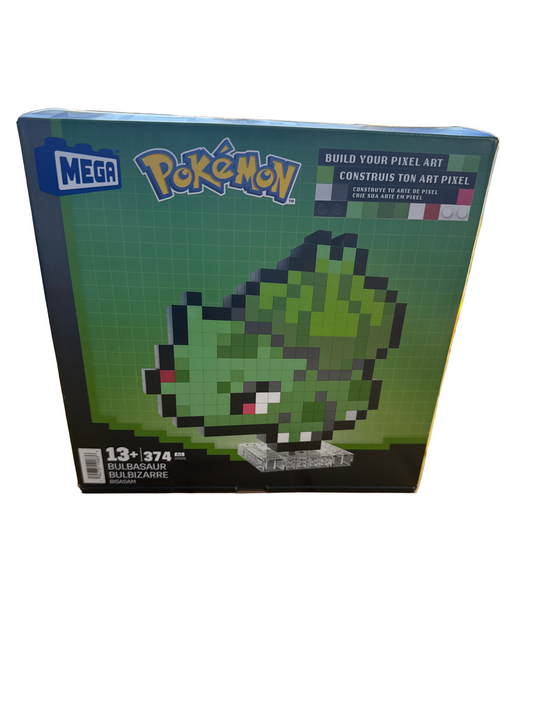 MEGA POKEMON BUILD YOUR PIXEL ART BULBASAUR