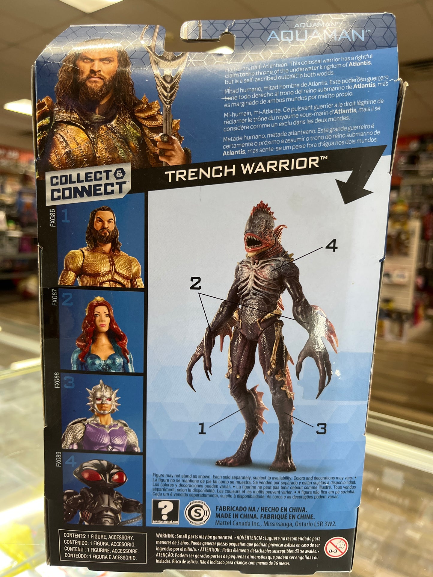 DC COMICS MULTIVERSE JUSTICE LEAGUE AQUAMAN ACTION FIGURE