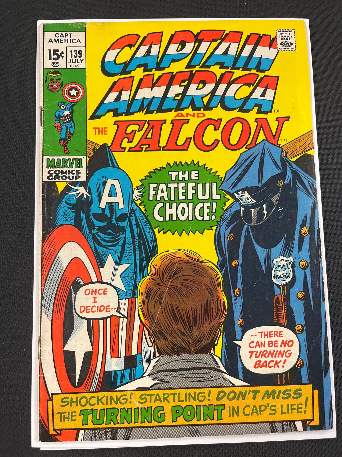 CAPTAIN AMERICA #139 FINE+ (1971, 1st LEILA TAYLOR APPEARANCE!)