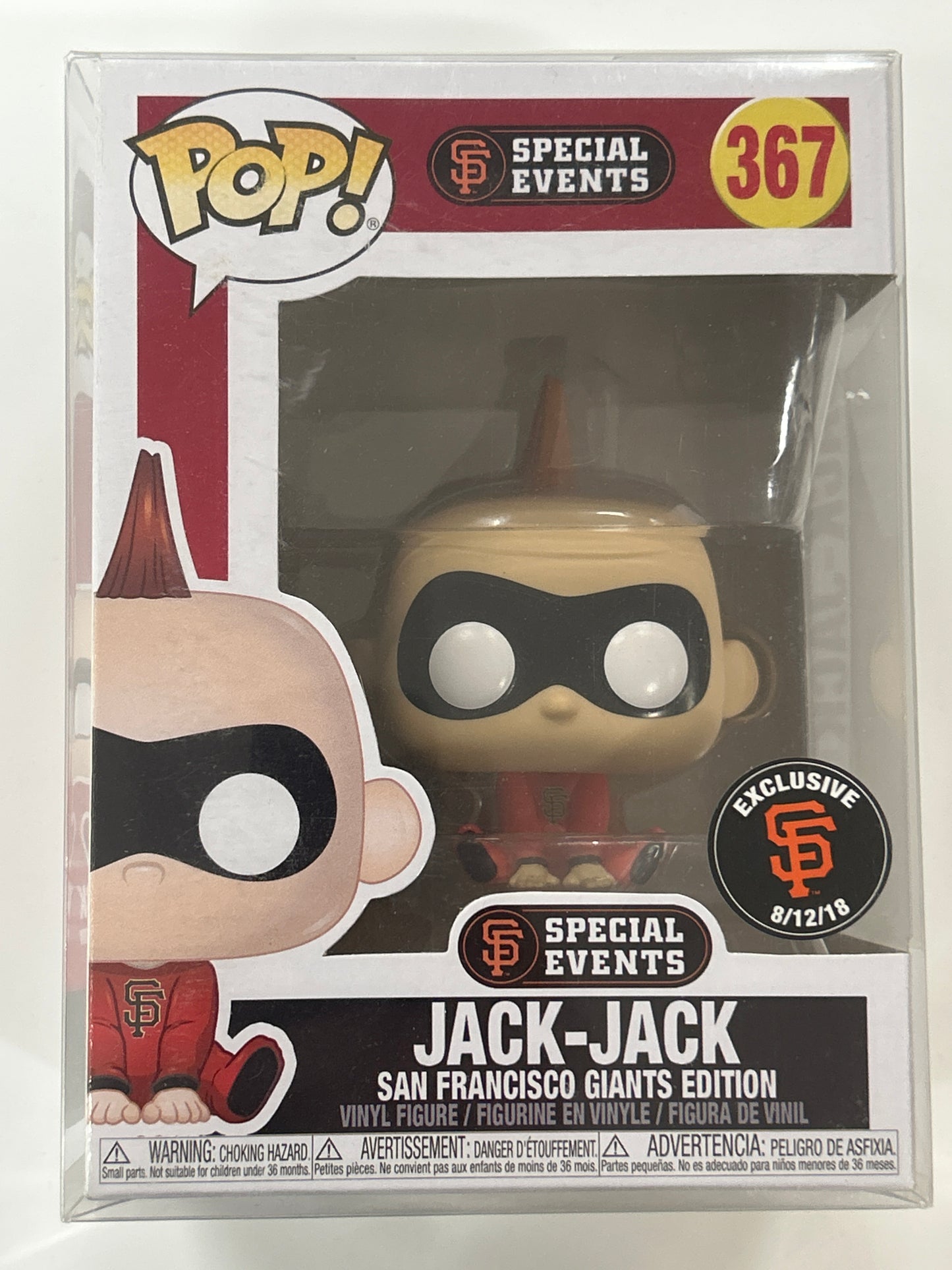 FUNKO POP JACK-JACK SAN FRANCISCO GIANTS EDITION GREAT CONDITION