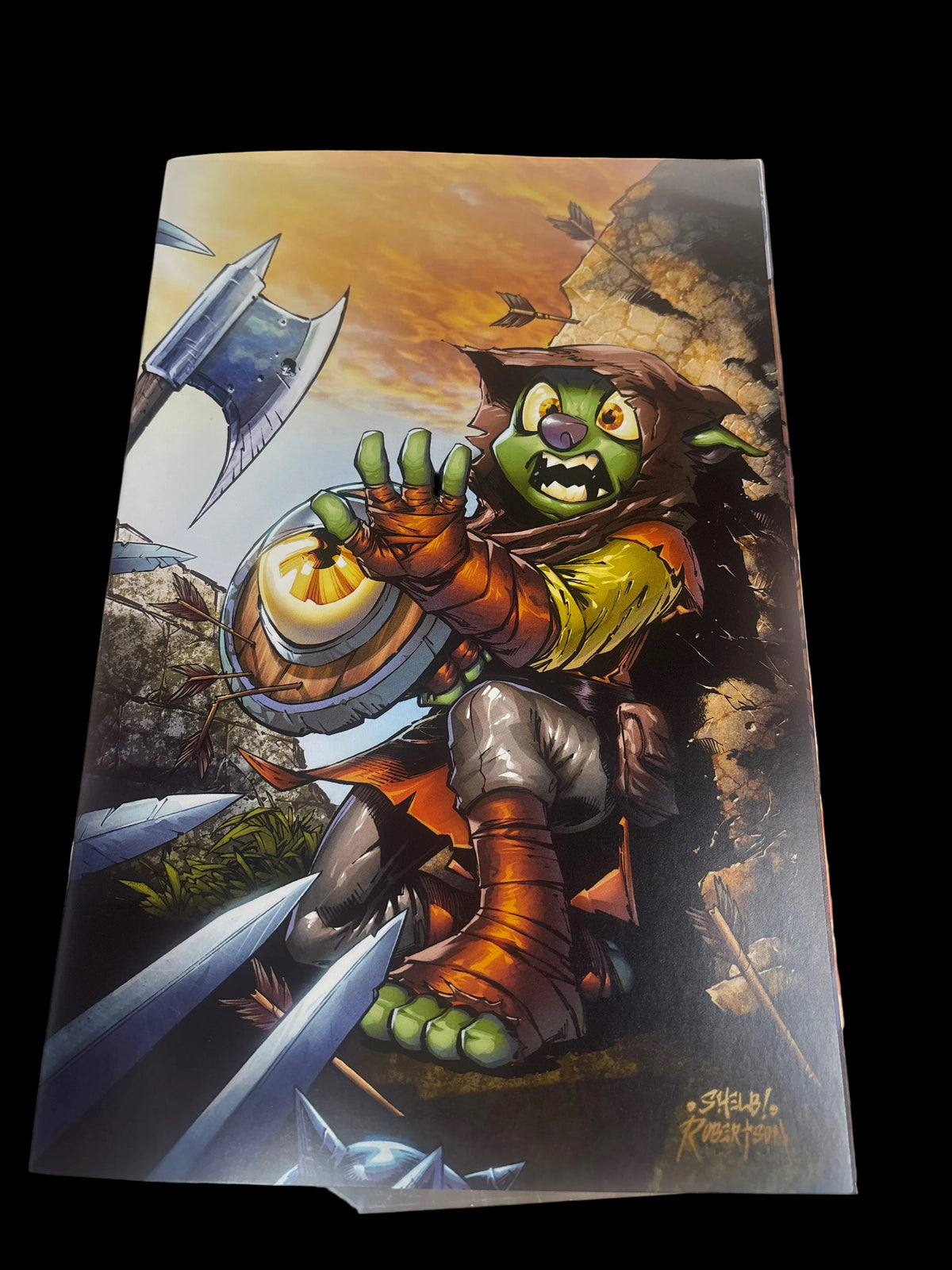 DORC #4 COMICS ELITE COVER BY SHELBY ROBERTSON