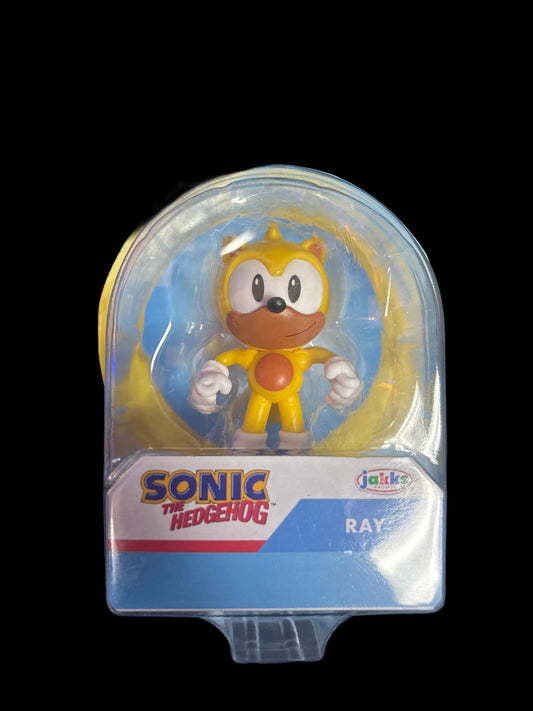 SEGA JAKKS SONIC THE HEDGEHOG RAY FIGURE