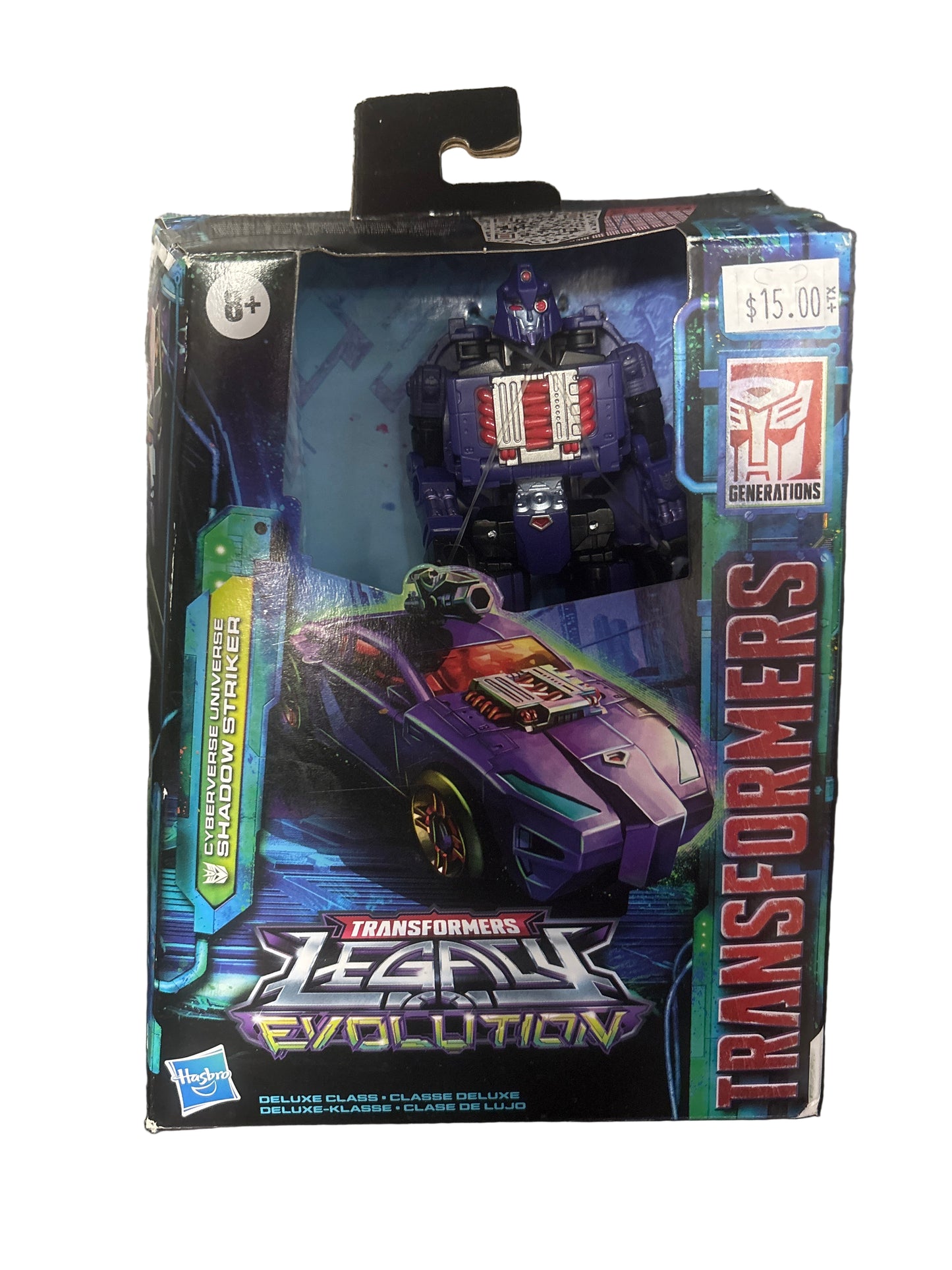 TRANSFORMERS GENERATIONS LEGACY EVOLUTION DELUXE CLASS SHADOW STRIKER FIGURE BRAND NEW