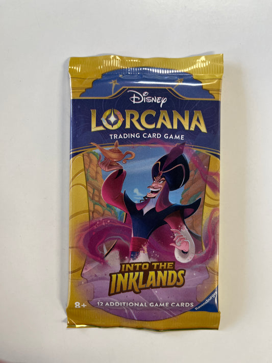 DISNEY LORCANA TRADING CARD GAME INTO THE INKLANDS BOOSTER PACK SEALED