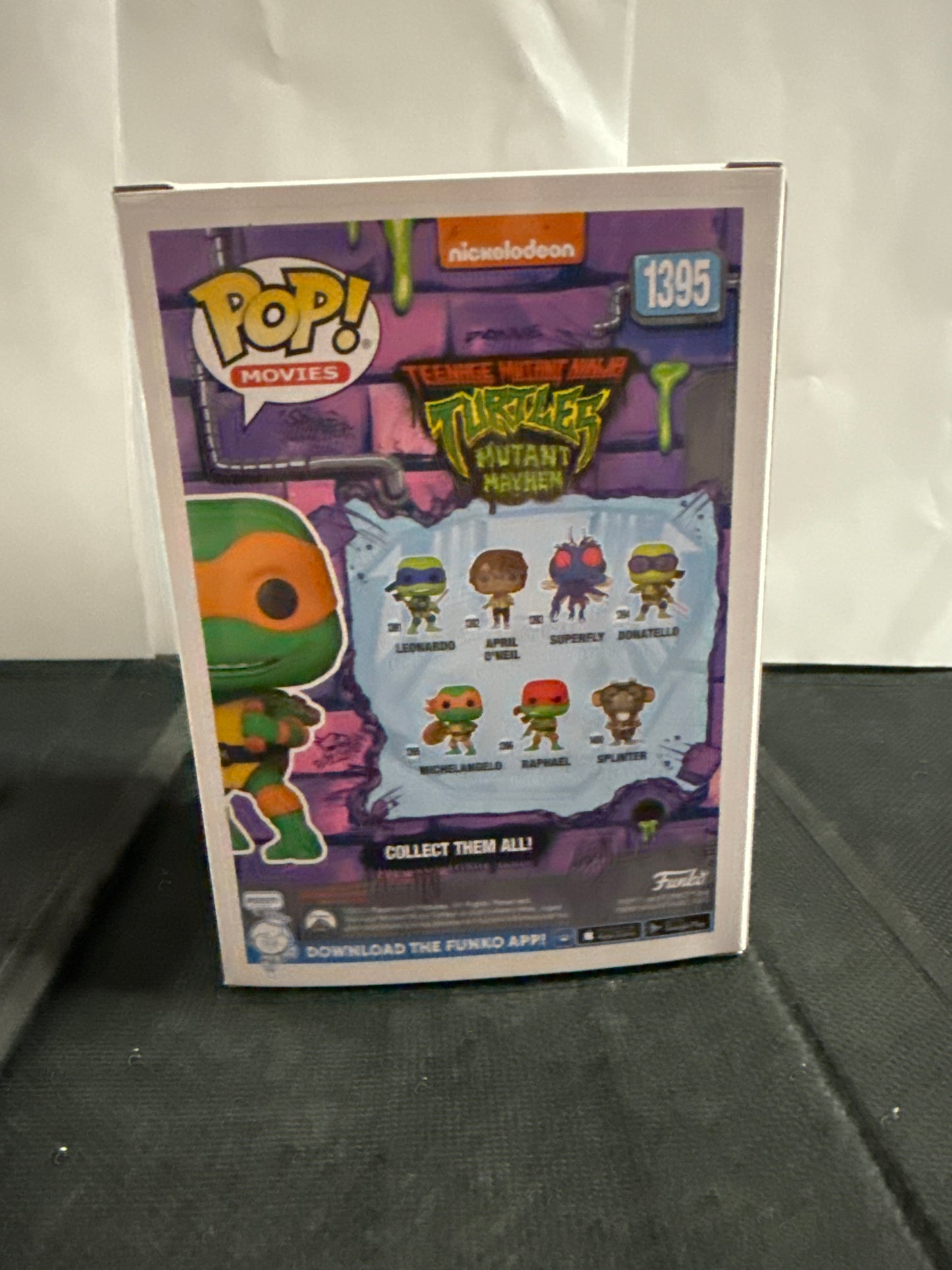 FUNKO POP MOVIES - TURTLES MUTANT MAYHEM #1395 MICHAELANGELO