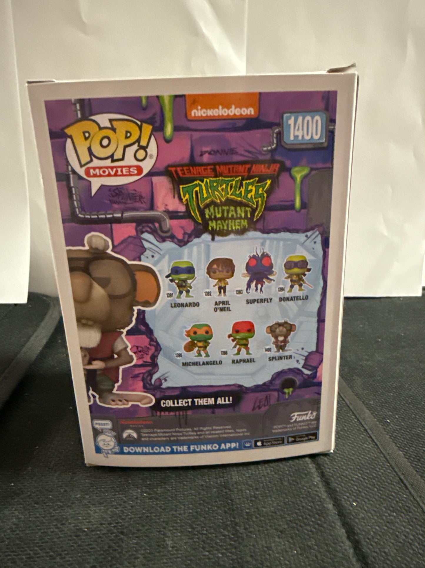 FUNKO POP MOVIES - TURTLES MUTANT MAYHEM #1400 SPLINTER