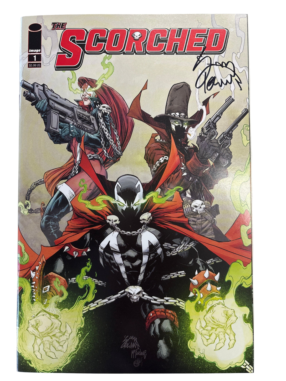 IMAGE COMICS THE SCORCHED #1 SIGNED BY RYAN STEGMAN WITH CERTIFICATE OF AUTHENTICITY