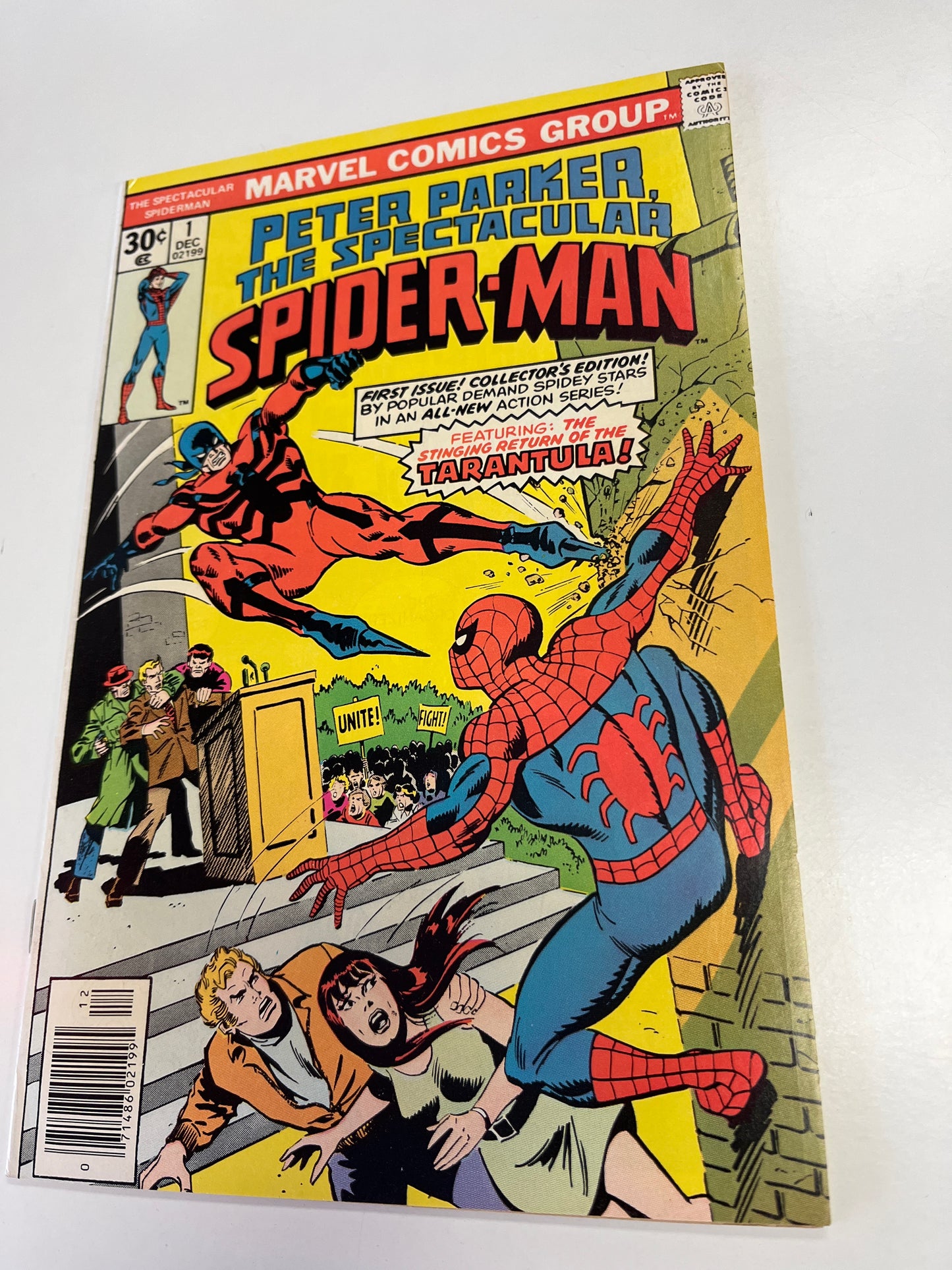 MARVEL COMIC GROUP - PETER PARKER THE SPECTACULAR SPIDER-MAN #1 DEC