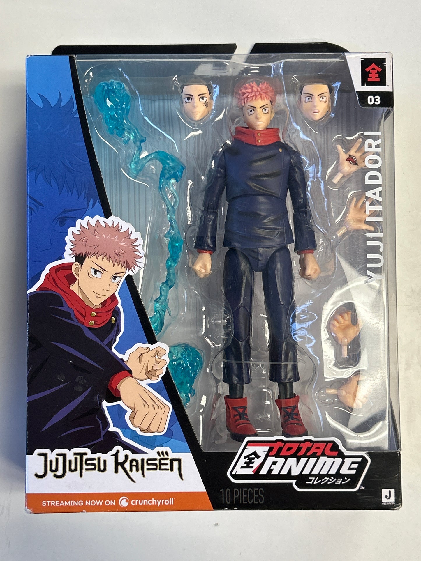 JAZWARES TOTAL ANIME YUJI ITADORI FIGURE SEALED IN GREAT CONDITION BOX