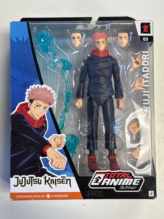 JAZWARES TOTAL ANIME YUJI ITADORI FIGURE SEALED IN GREAT CONDITION BOX