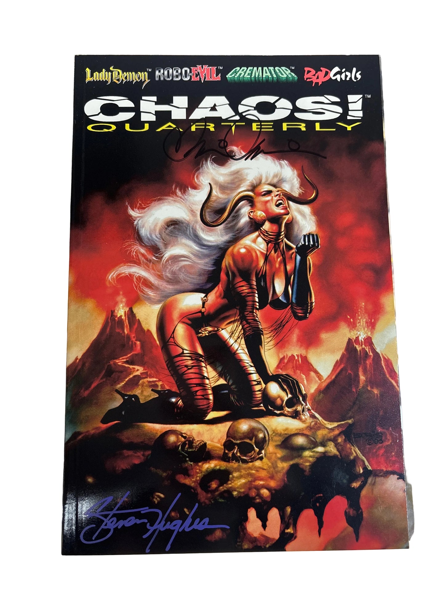 CHAOS QUARTERLY #2 DOUBLESIGNED W COA