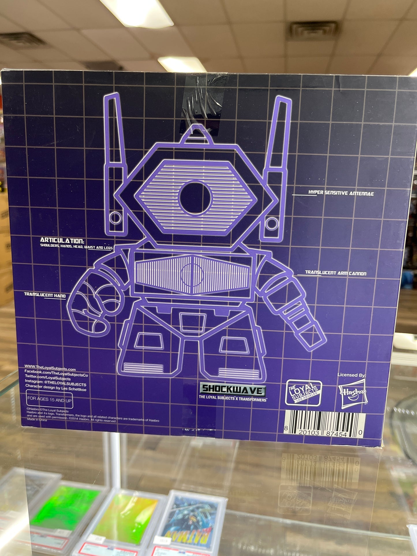 TRANSFORMERS ACTION VINYLS SHOCKWAVE