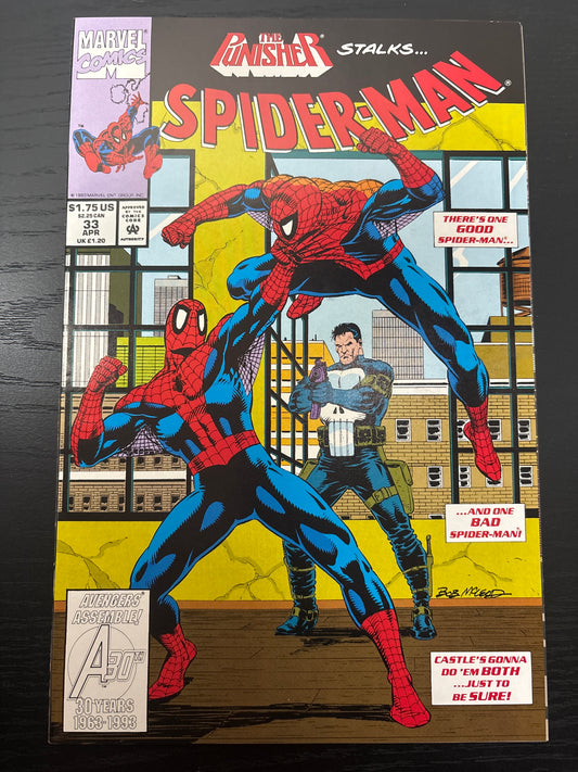 MARVEL THE PUNISHER STALKS SPIDER-MAN-#33