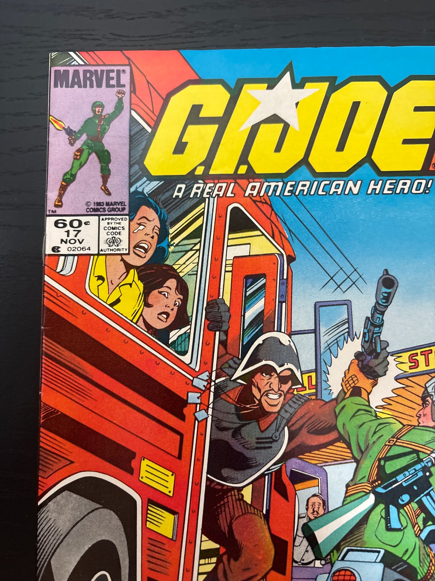 MARVEL G.I. JOE A REAL AMERICAN HERO #17 NEWSSTAND