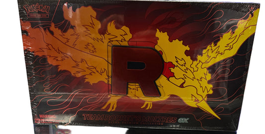 POKEMON TCG TEAM ROCKET’S MOLTRES EX UPC ULTRA PREMIUM BOX