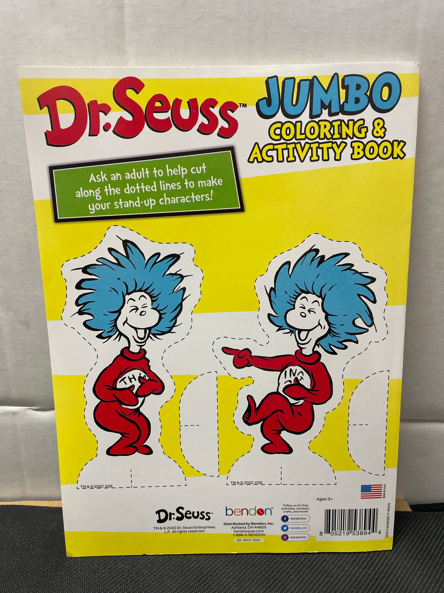 DR. SEUSS JUMBO COLORING & ACTIVITY BOOK (2022, NEW)