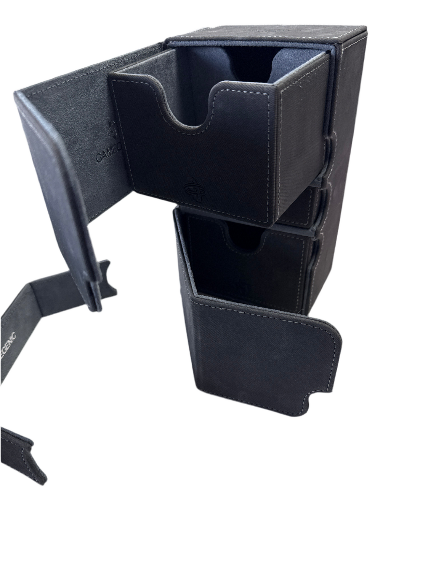 GAMEGEN!C Stronghold 200+ Card Convertible Deck Box: Black GameGenic NICE!