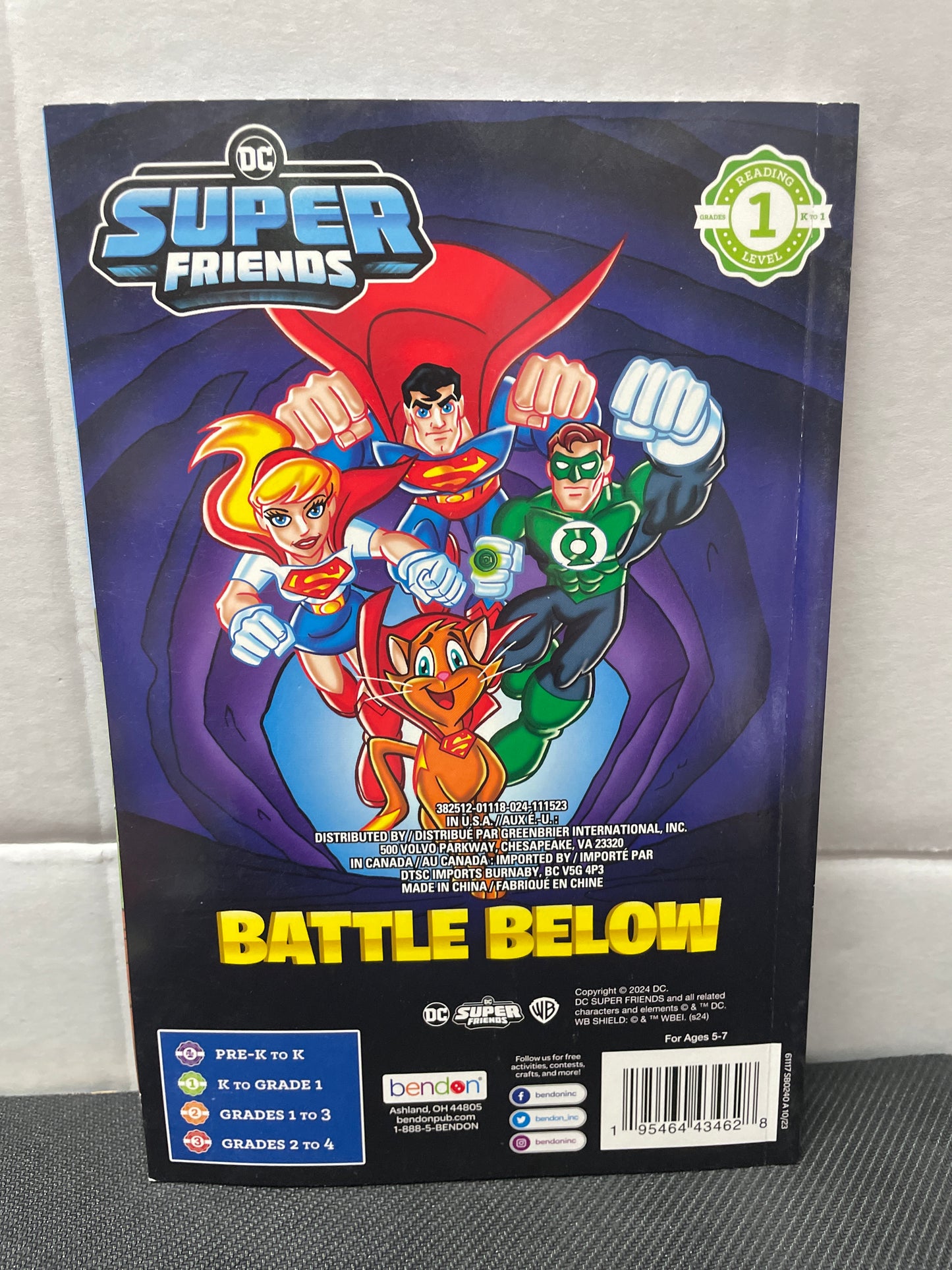 DC SUPER FRIENDS TRIPLE THREAT, or WONDER WOMAN, or BATMAN, or DC SUPER FRIENDS BATTLE BELOW, or SPONGEBOB THE PET SHOW (2024, READING LEVEL 1 & 2)