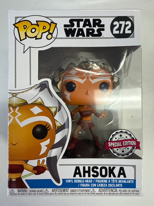 FUNKO POP STAR WARS AHSOKA SPECIAL EDITION 272 Bobble HEAD