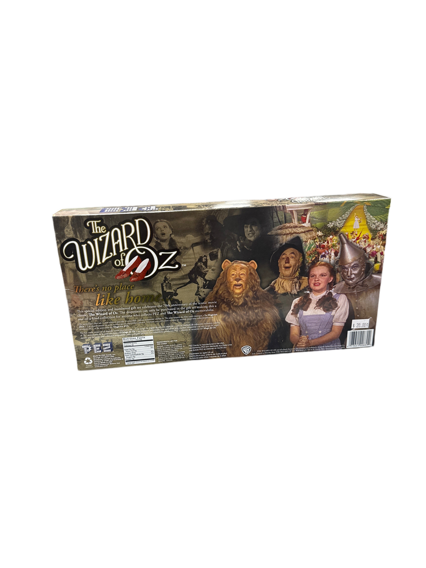 PEZ COLLECTORS SERIES THE WIZARD OF OZ 70th ANNIVERSARY SET OF 8 DISPENSERS