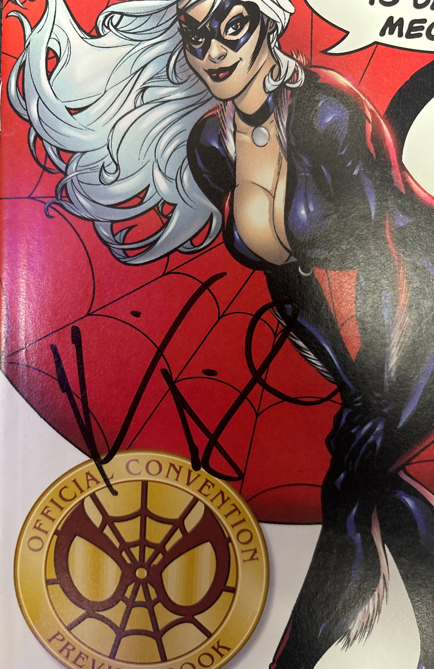 MARVEL COMICS CONVENTION PREVIEW BOOK VOL 1 SIGNED
