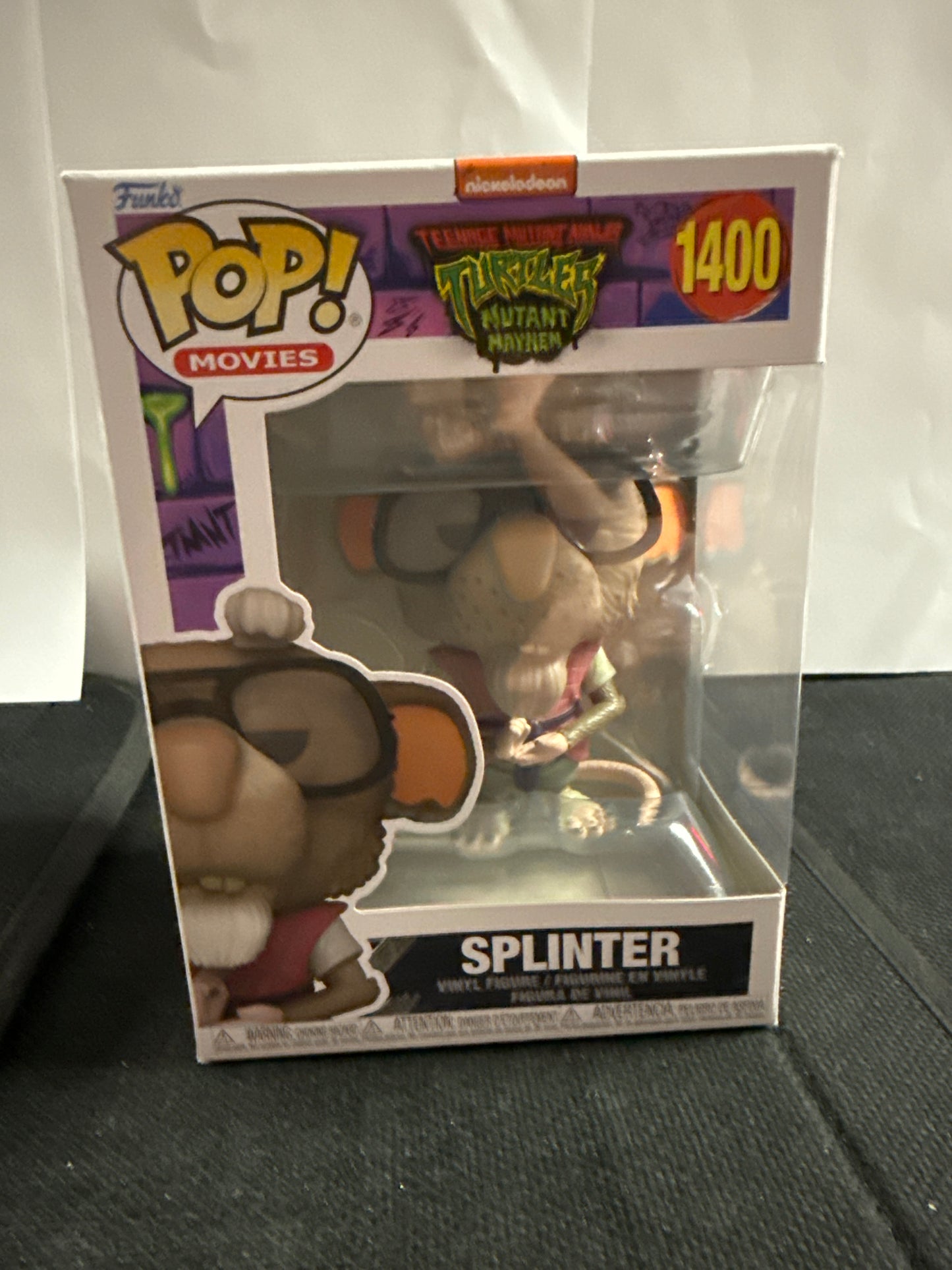 FUNKO POP MOVIES - TURTLES MUTANT MAYHEM #1400 SPLINTER