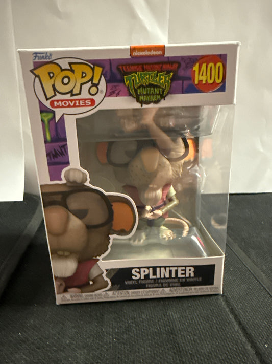 FUNKO POP MOVIES - TURTLES MUTANT MAYHEM #1400 SPLINTER