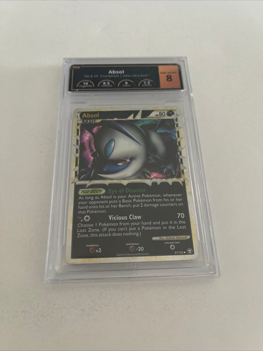 POKEMON HGSS TRIUMPHANT ABSOL HOLO PCG 8