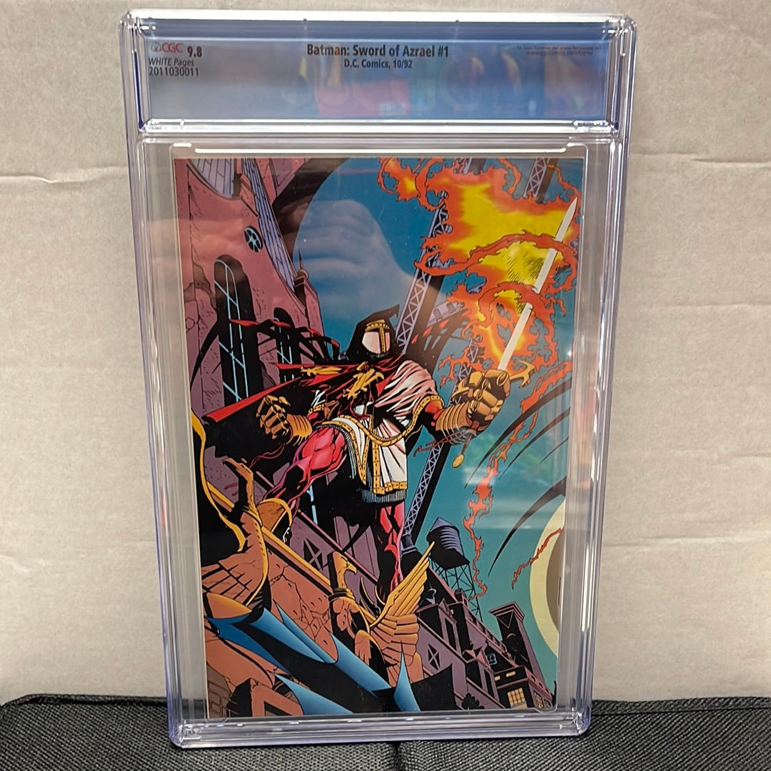 DC COMICS BATMAN SWORD OF AZREAL CGC 9.8