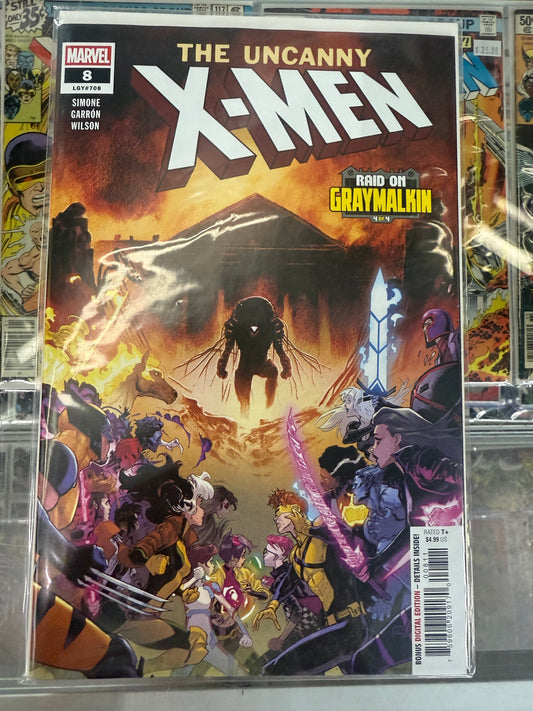 MARVEL COMICS UNCANNY X-MEN #8 raid on graymalkin in 4 of 4