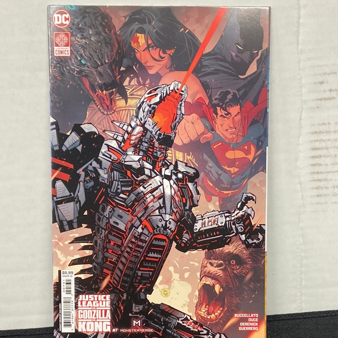 DC COMICS JUSTICE LEAGUE VS GODZILLA VS KING KONG 7 VARIANT