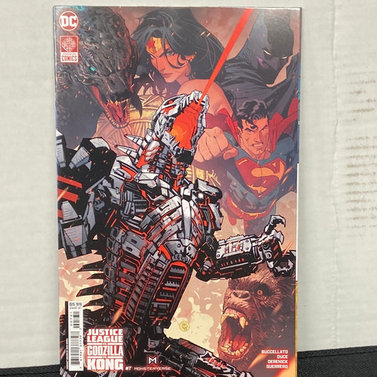 DC COMICS JUSTICE LEAGUE VS GODZILLA VS KING KONG 7 VARIANT