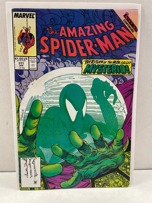 AMAZING SPIDER-MAN #311 (1989 TODD MCFARLANE MYSTERIO!) NM BEAUTY!