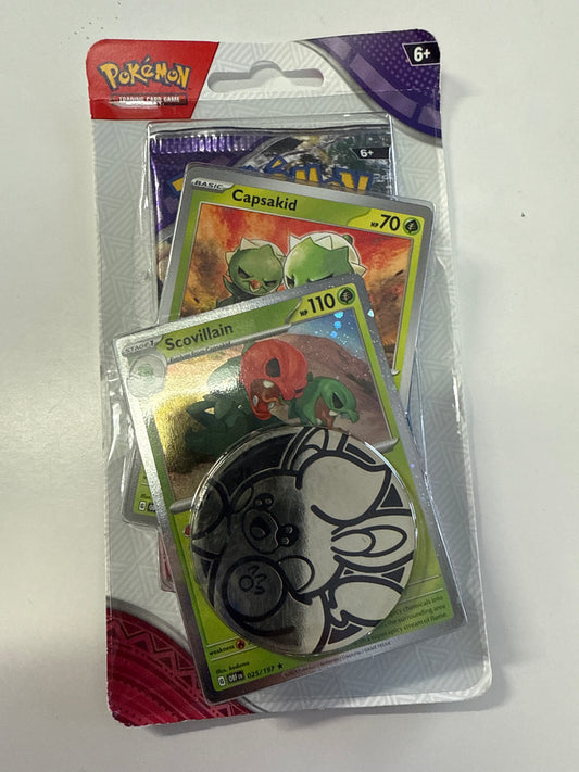 POKÉMON TCG SCARLETT AND VIOLET TEMPORAL FORCES 1 PACK 2 PROMO