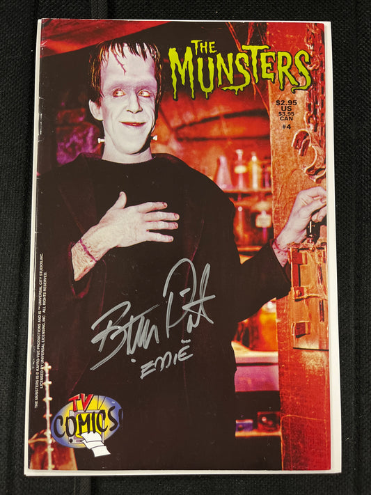 THE MUNSTERS #4 VF/NM (1998, TV COMICS - HTF!) SIGNED BY BUTCH PATRICK! WOW!