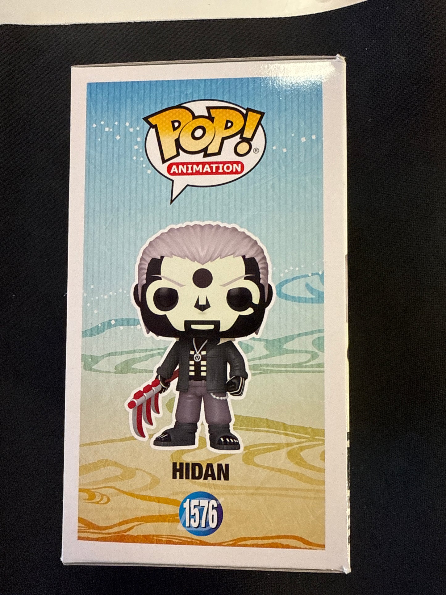 FUNKO POP ANIMATION - NARUTO SHIPPUDEN #1576 HIDAN (VERY HTF EARLY RELEASE W/ AE EXCLUSIVE STICKER!!)