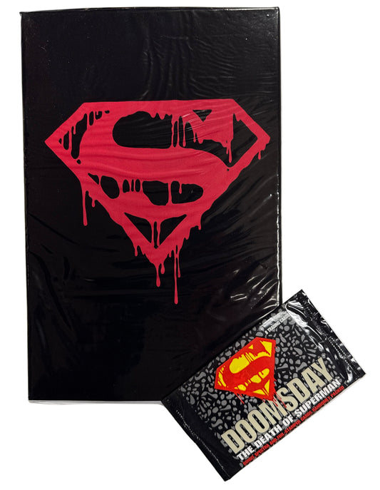 DC COMICS DEATH OF SUPERMAN SEALED WITH SEALED TRADING CARD PACK MEMORIAL SET