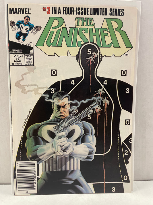THE PUNISHER LIMITED SERIES #3 NEWSSTAND NM+ (1985, MIKE ZECK CLASSIC!) CGC ME