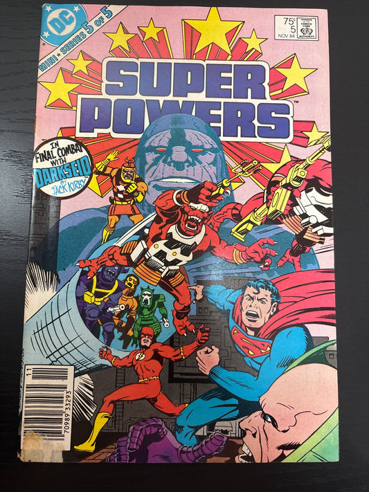 DC MINI SERIES SUPER POWERS #5 (1984) NEWSSTAND