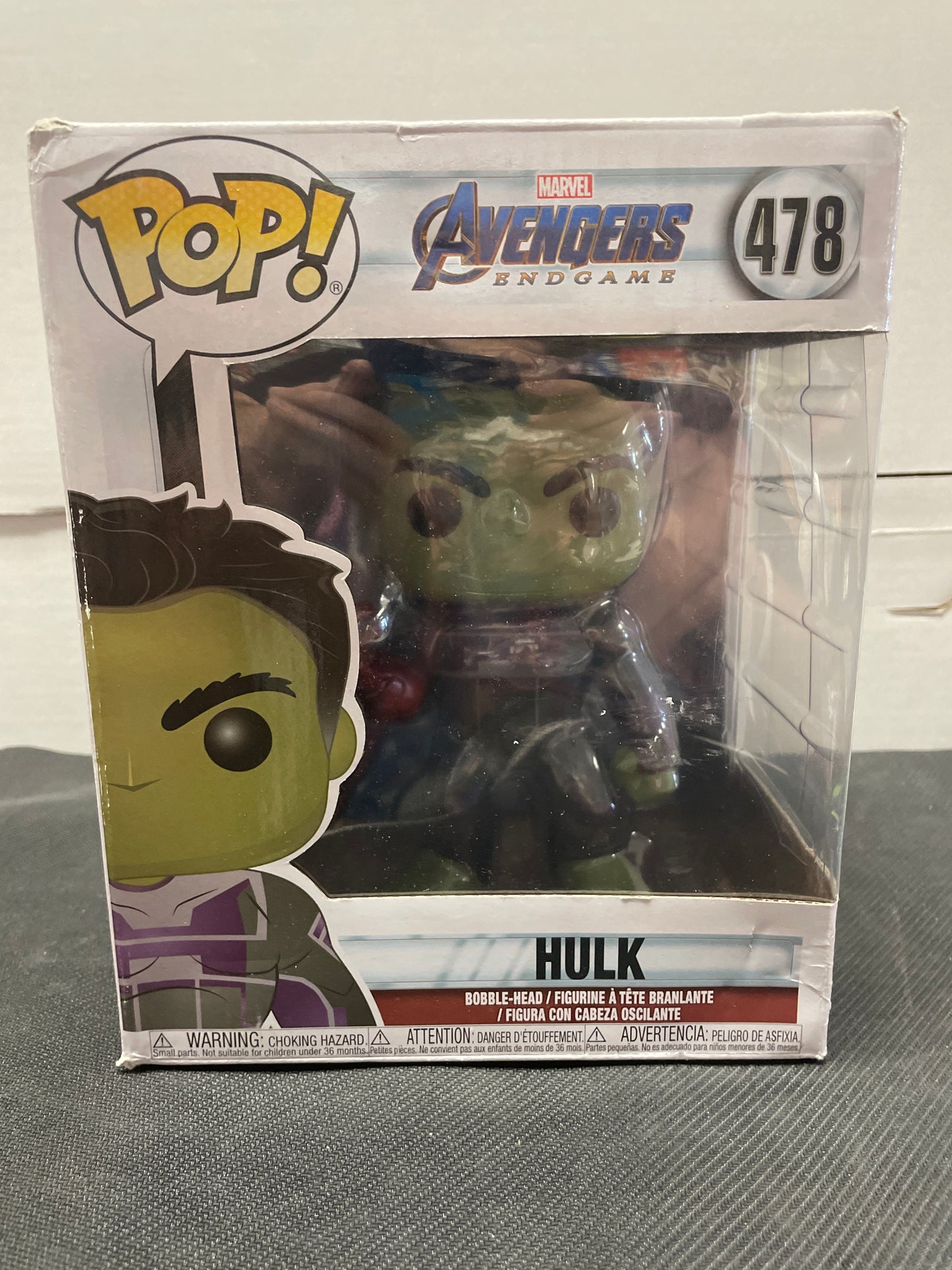 AVENGERS ENDGAME HULK #478 FUNKO POP (LIGHT DAMAGE)